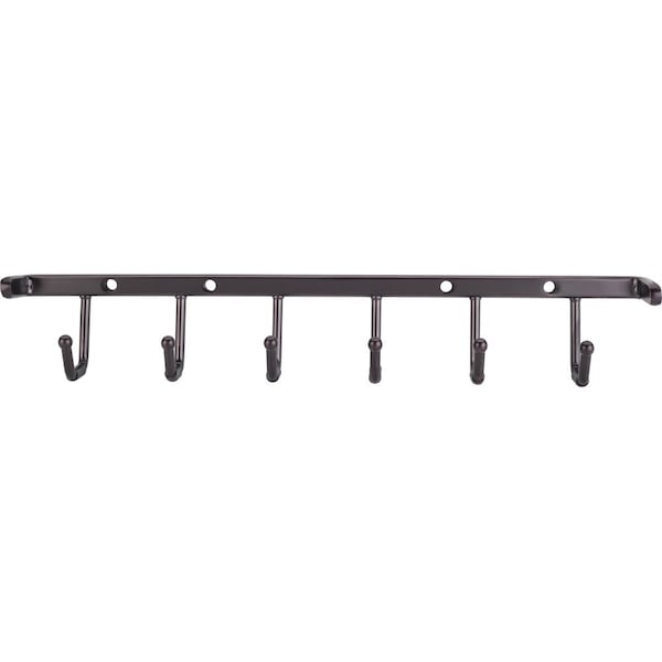 Hardware Resources Brushed Oil Rubbed Bronze Screw-Mount Belt Rack 296B-DBAC - main